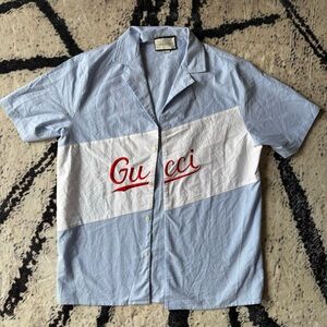 Gucci collared button up (XL)